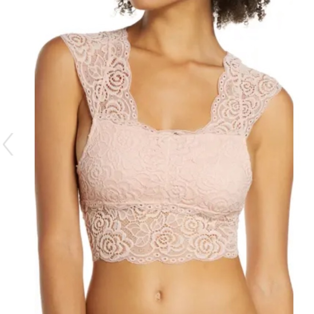 Free People Chase Me Lace Bra XS